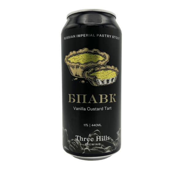 BPAVK Vanilla Custard Tart Imperial Pastry Stout by Three hills brewery