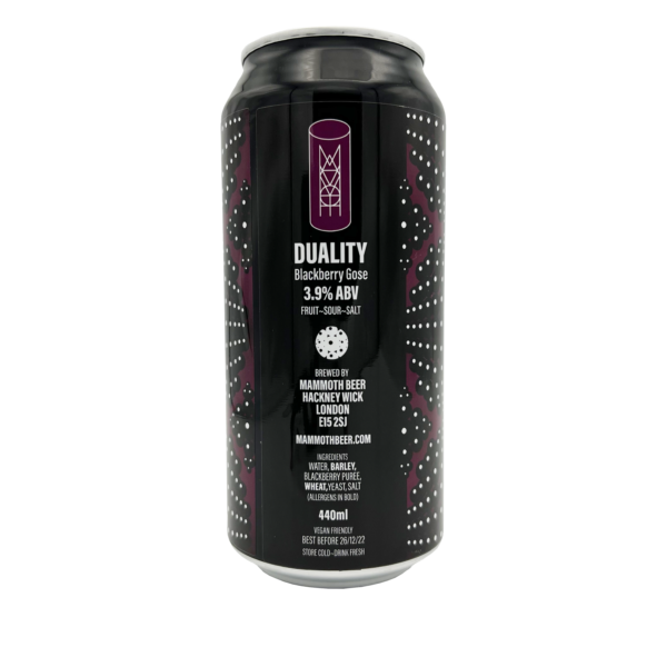 Duality Blackberry Gose by Mammoth Beer Brewery