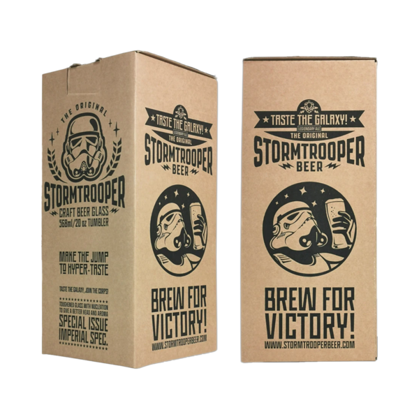 ORIGINAL STORMTROOPER CUSTOM PINT GLASS BOX