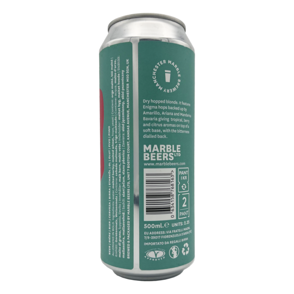 Berimbold by Marble Brewing back