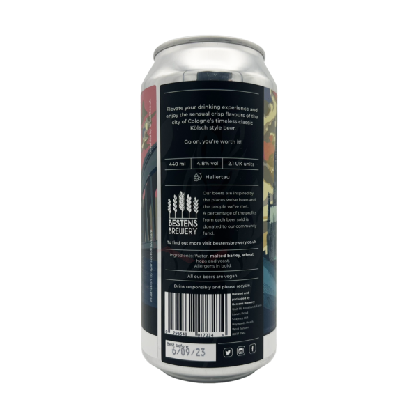Eau De Cologne by Bestens Brewery back