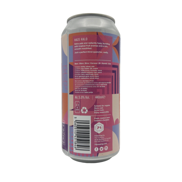 Haze Halo by 71 Brewing back