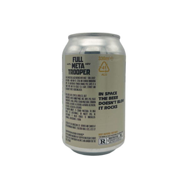 full meta trooper by original stormtrooper beer back