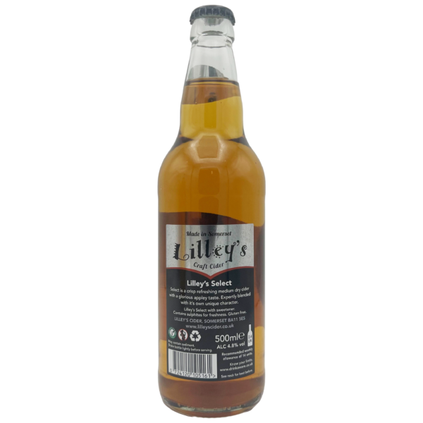 select by lilleys cider back