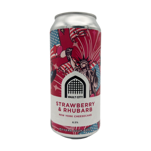 Strawberry & Rhubarb New York Cheesecake by Vault City
